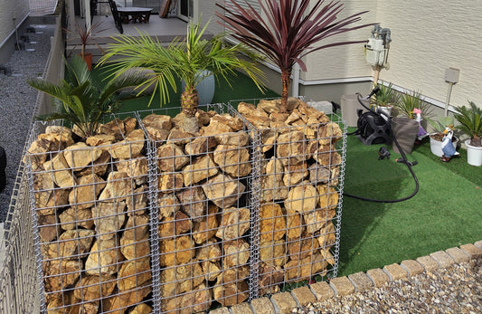 ガビオンでアメリカンガーデンをDIY