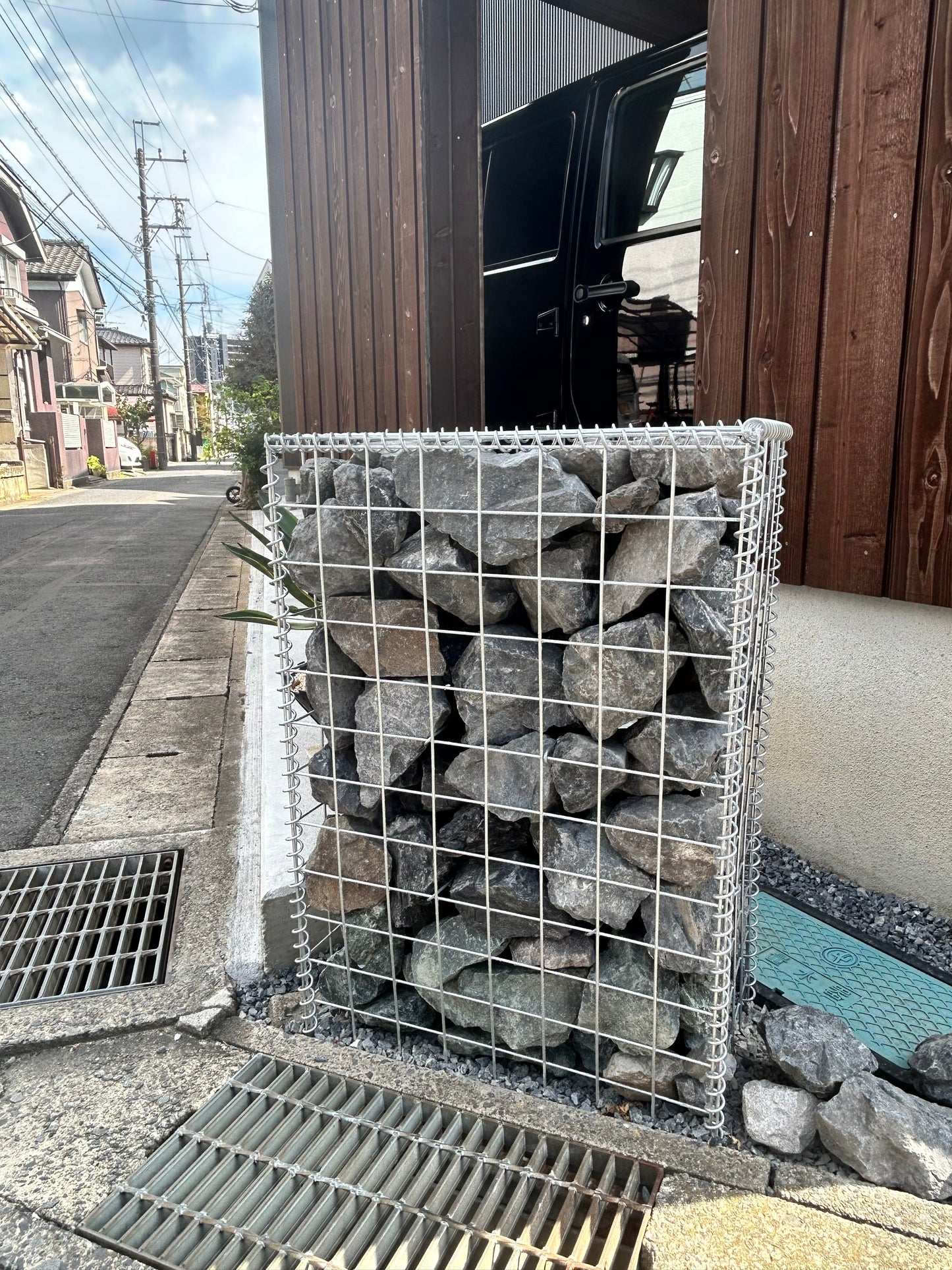 ガビオン-幅90cm奥行30cm高さ60cm/間仕切りにおすすめ
