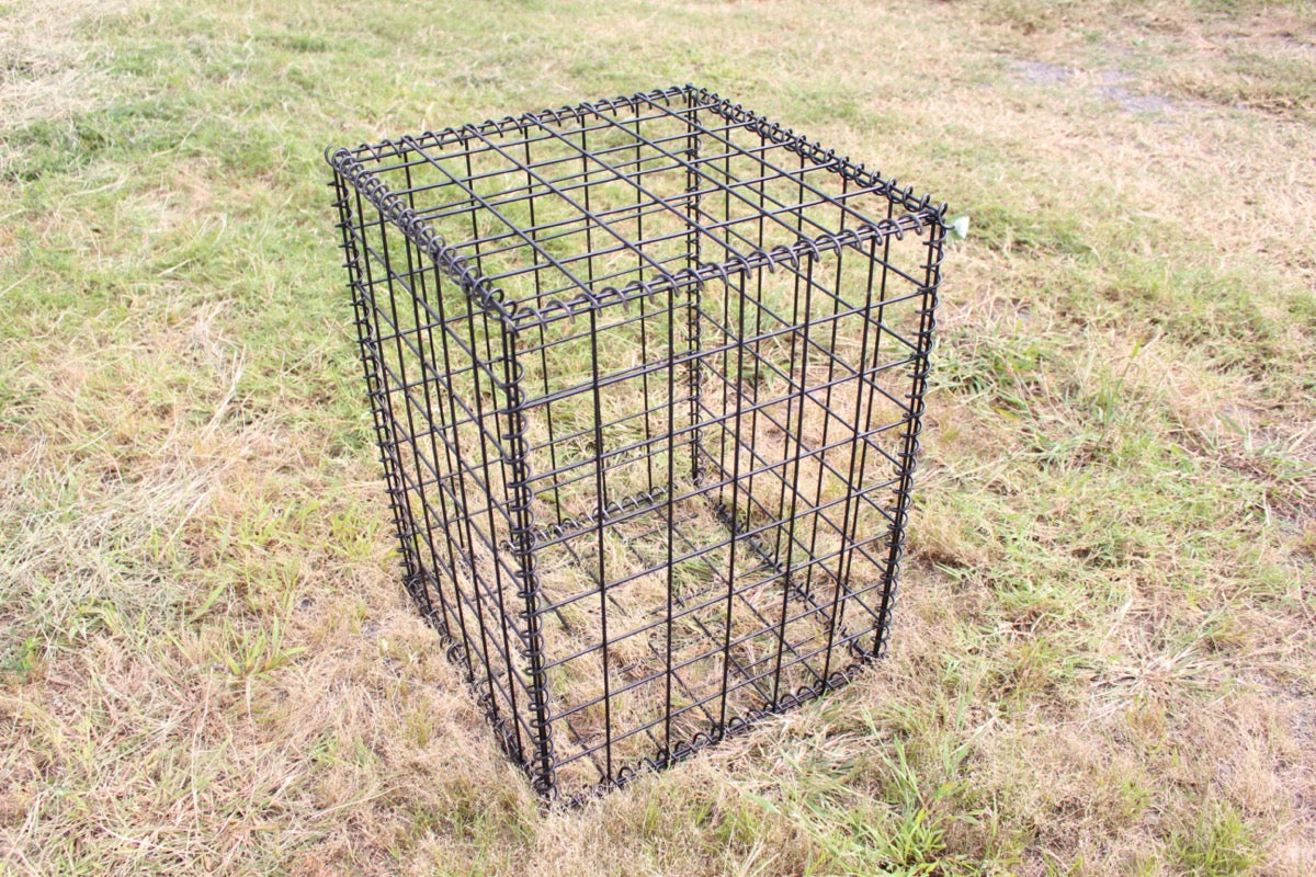 黒ガビオン-幅45cm奥行45cm高さ60cm