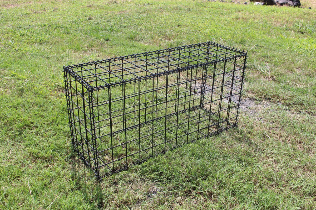 黒ガビオン-幅90cm奥行30cm高さ45cm