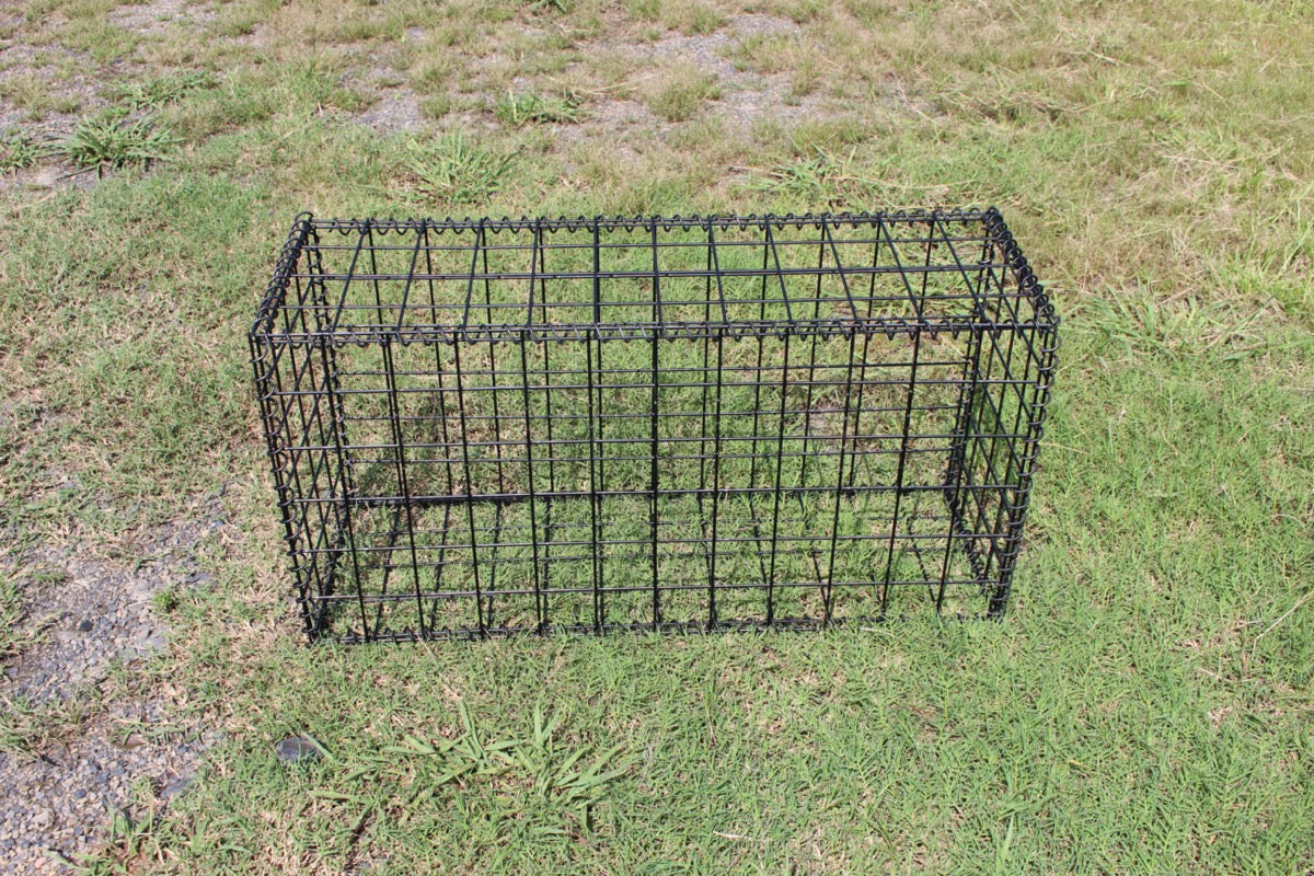 黒ガビオン-幅90cm奥行30cm高さ45cm