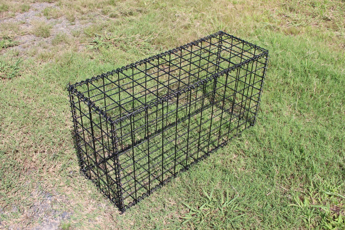 黒ガビオン-幅90cm奥行30cm高さ45cm