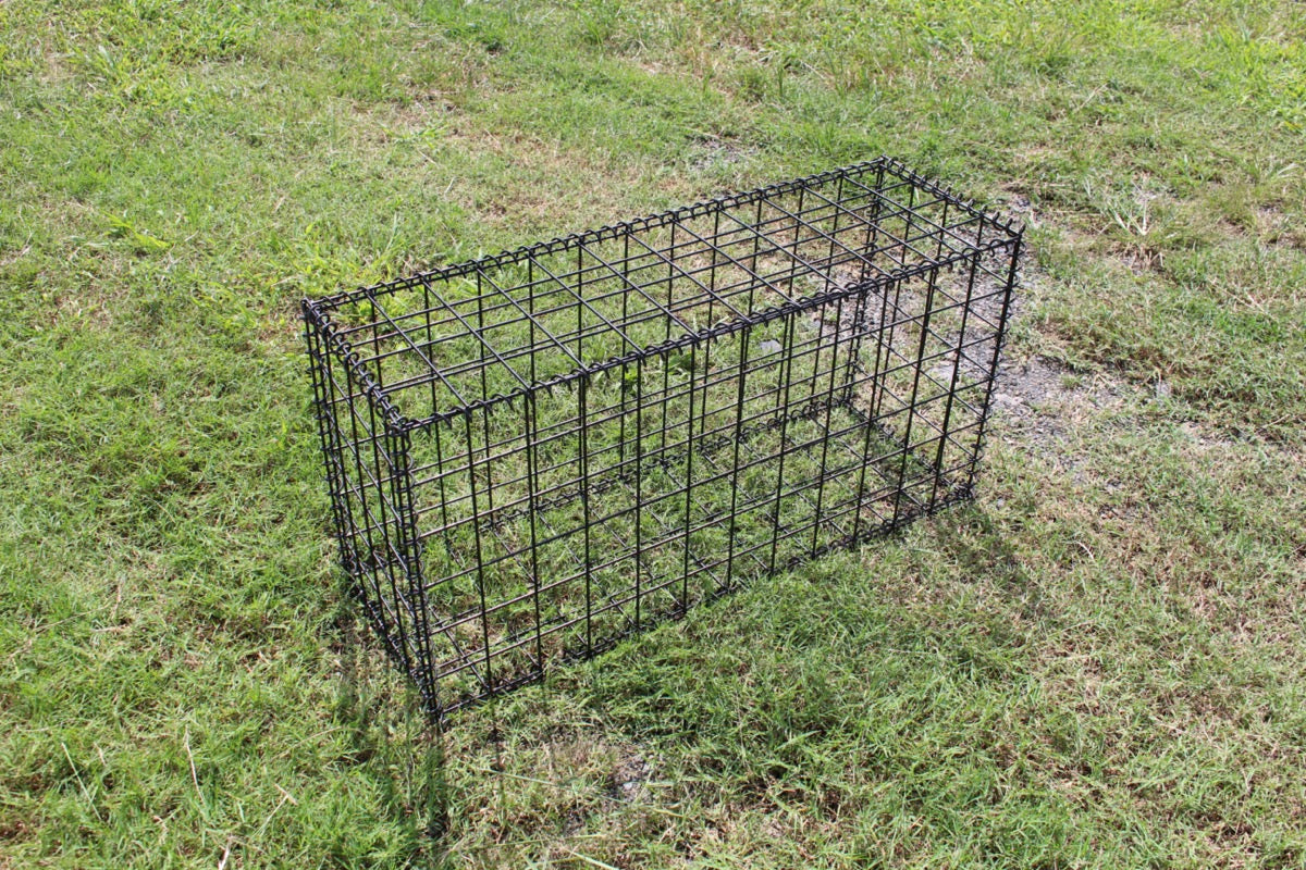 黒ガビオン-幅90cm奥行30cm高さ45cm