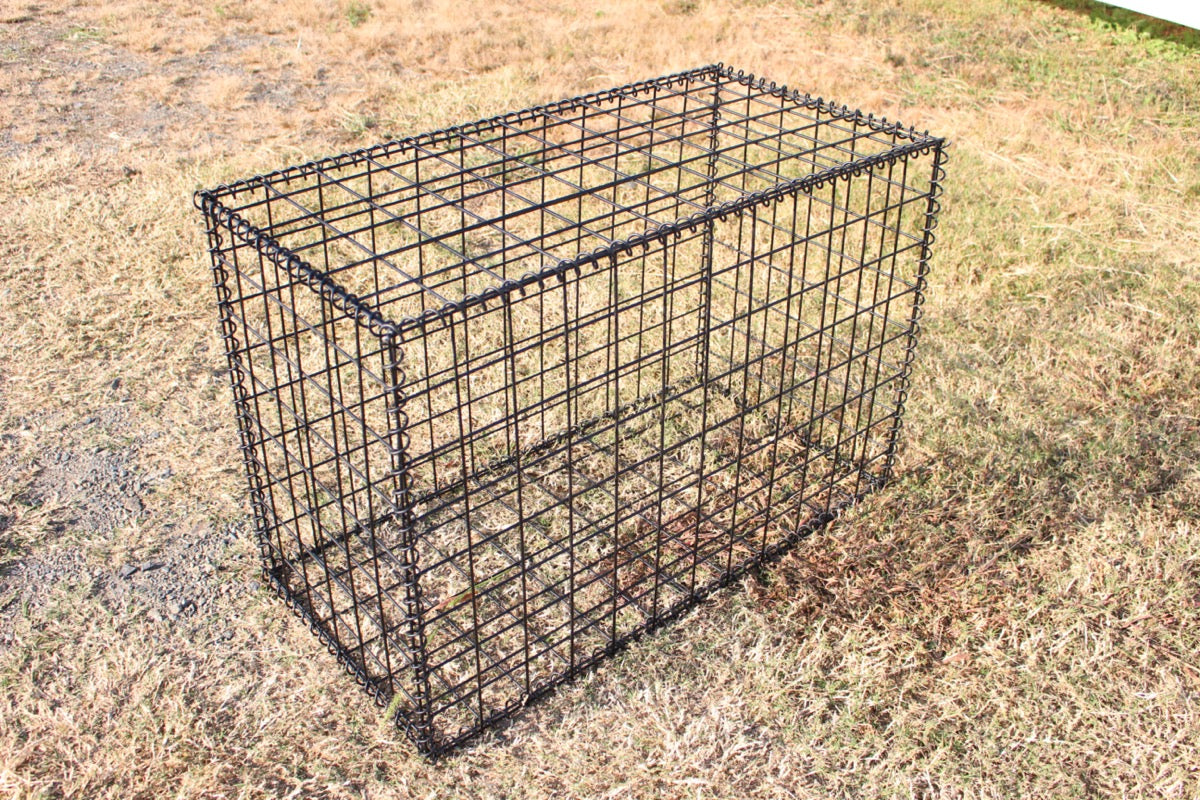 黒ガビオン-幅90cm奥行45cm高さ60cm