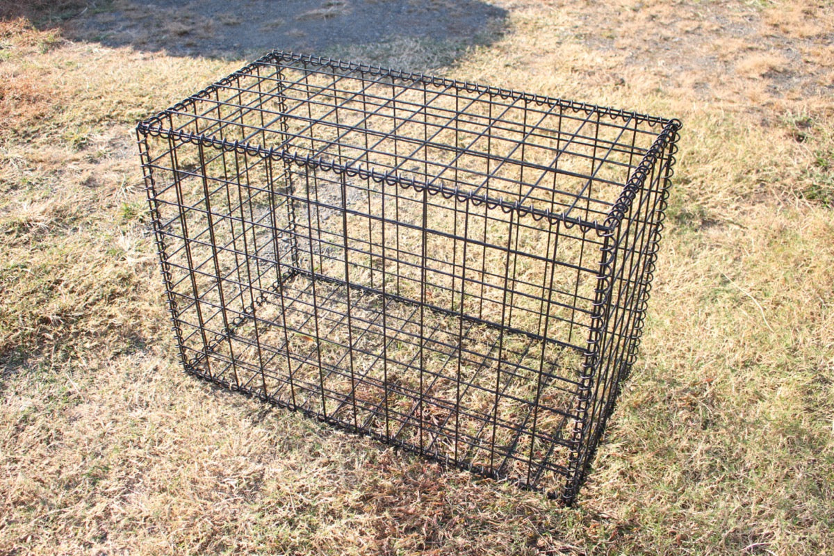 黒ガビオン-幅90cm奥行45cm高さ60cm
