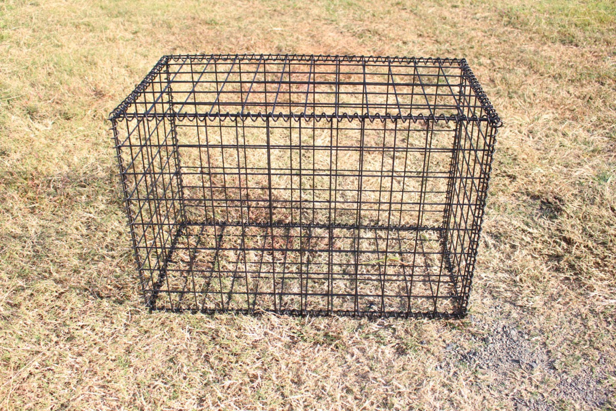 黒ガビオン-幅90cm奥行45cm高さ60cm