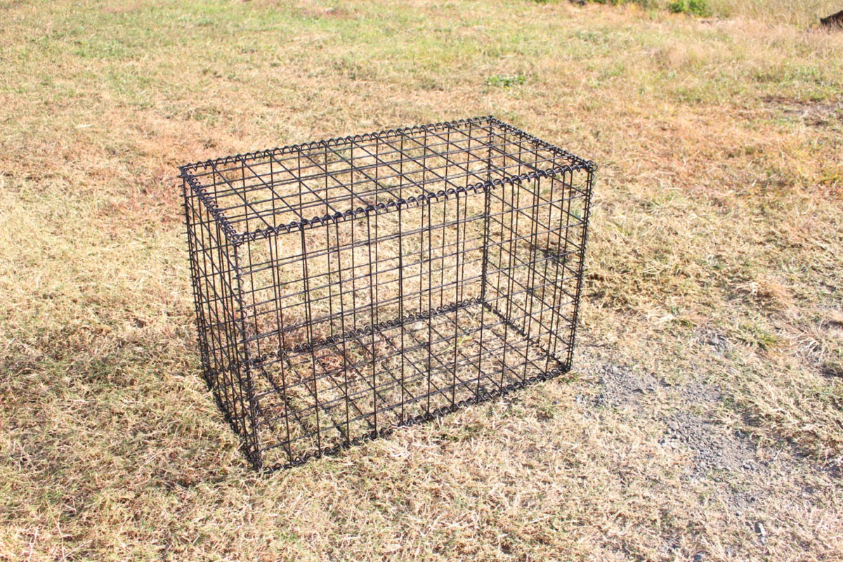黒ガビオン-幅90cm奥行45cm高さ60cm