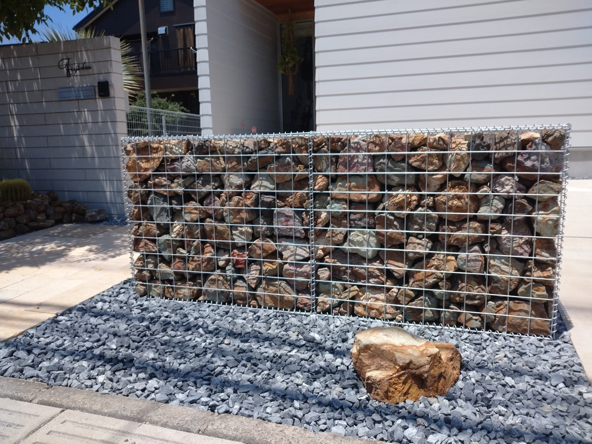 ガビオン-幅90cm奥行30cm高さ75cm(天板なし)