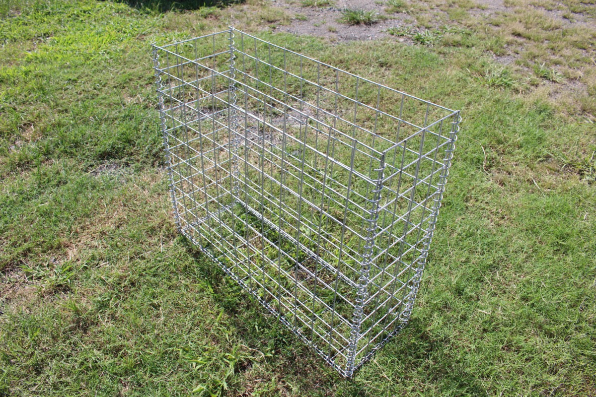 ガビオン-幅90cm奥行30cm高さ75cm(天板なし)