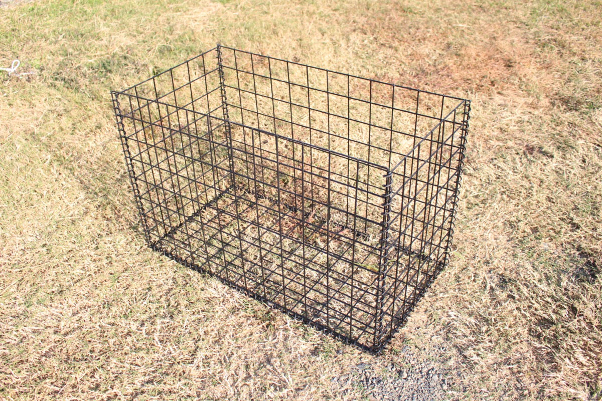 黒ガビオン-幅90cm奥行45cm高さ60cm(天板なし)