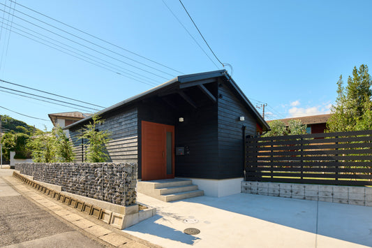 ガビオンで外構の施工