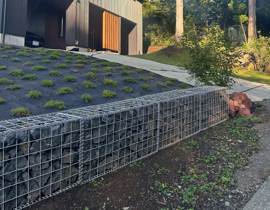 ガビオンで外構を施工 – ガビオン通販専門店「Gabion Garden」