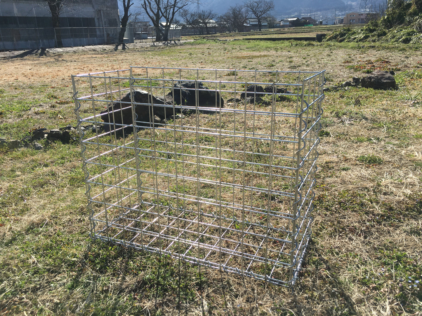 ガビオン-幅75cm奥行30cm高さ60cm／間仕切りにおすすめ